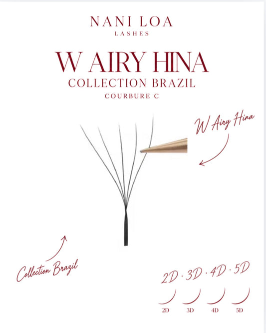 W AIRY HINA — Fibre Professionnelle Volume Aérien & Texturé
